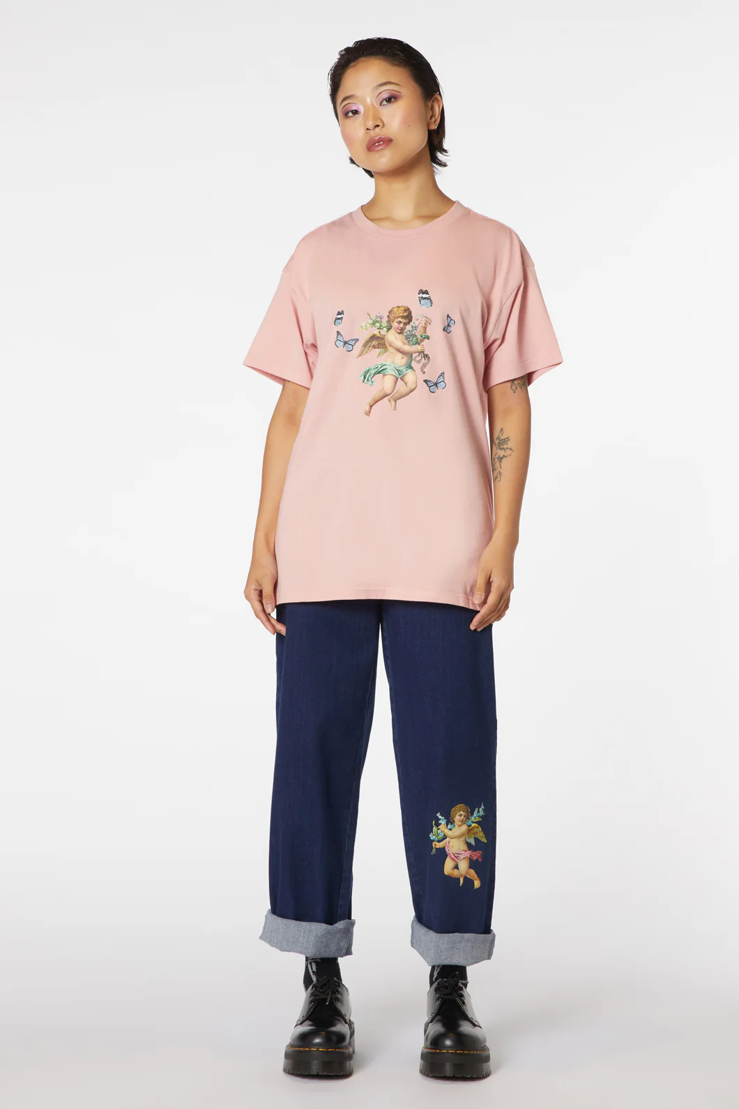 90S Cherub Oversized Tee - Image 8