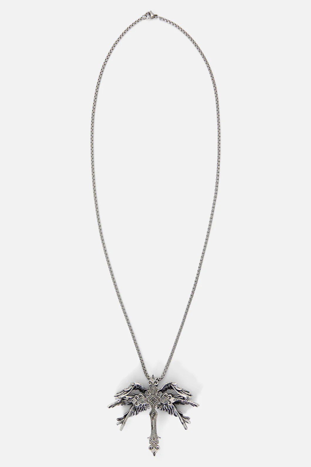 Abstract Winged Cross Necklace - Image 3