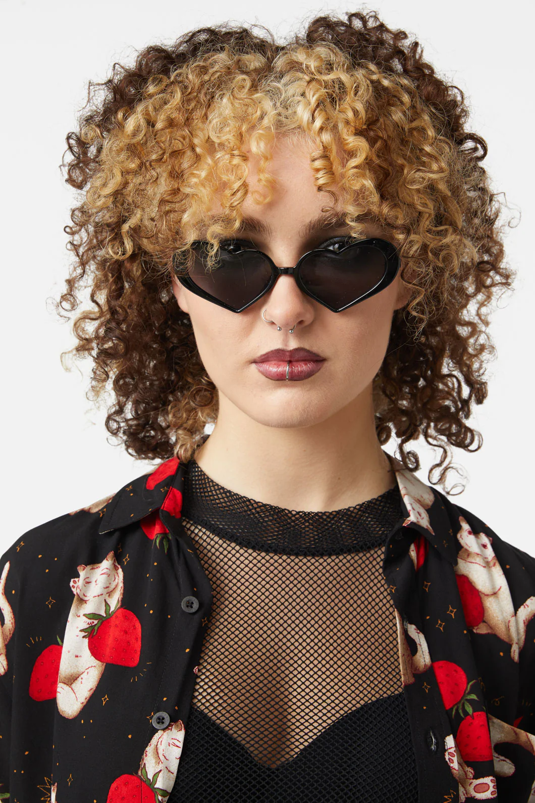 Acetate Heart Sunglasses - Image 3