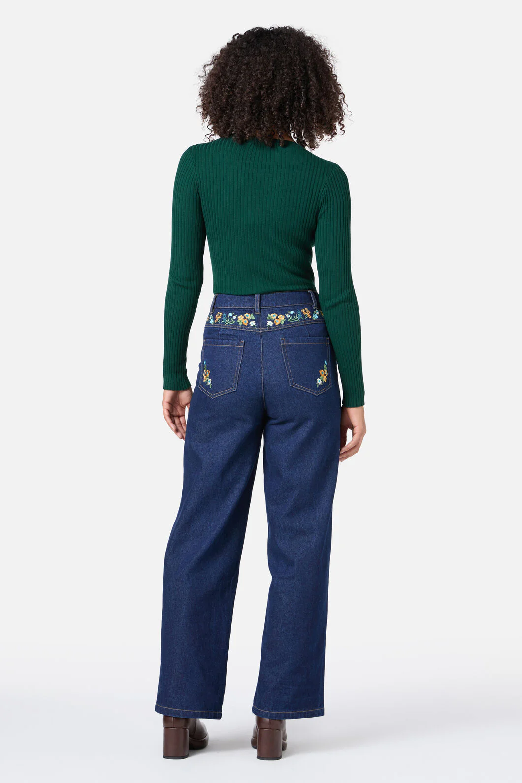 Ada Embroidered Jean - Image 4