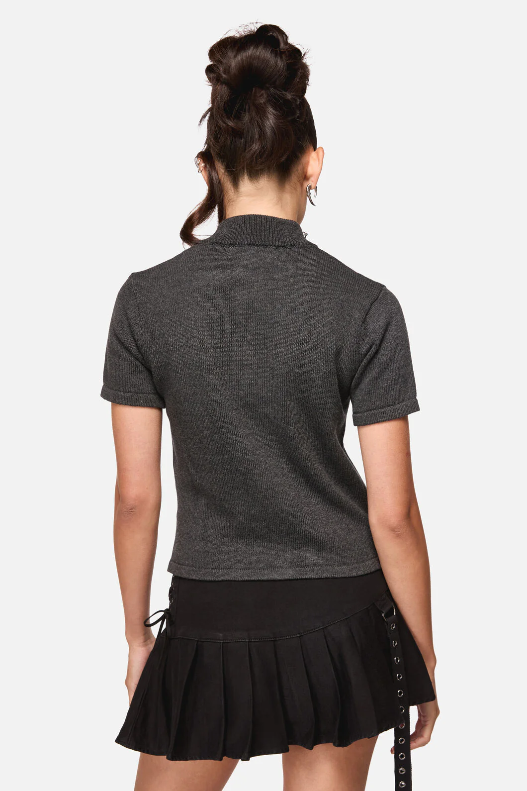 Afterlife Goth Zip Cardi - Image 3