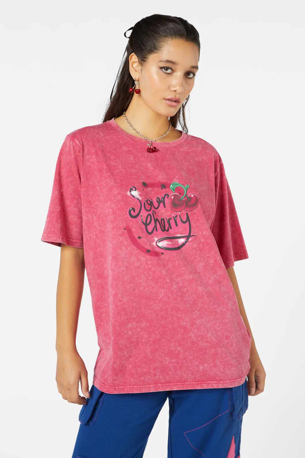Airbrush Sour Cherry Tee - Image 2