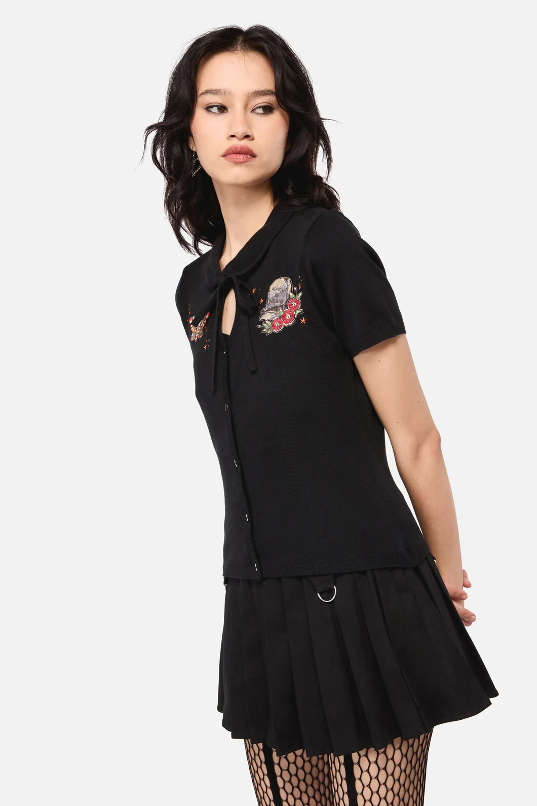 All Hallows Eve Tattoo Placement Cardigan - Image 2
