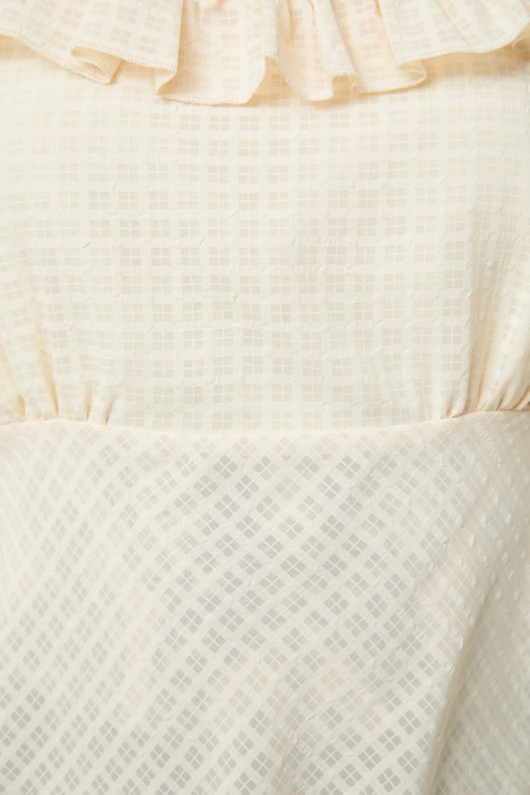 All Of White Sheer Blouse - Image 6