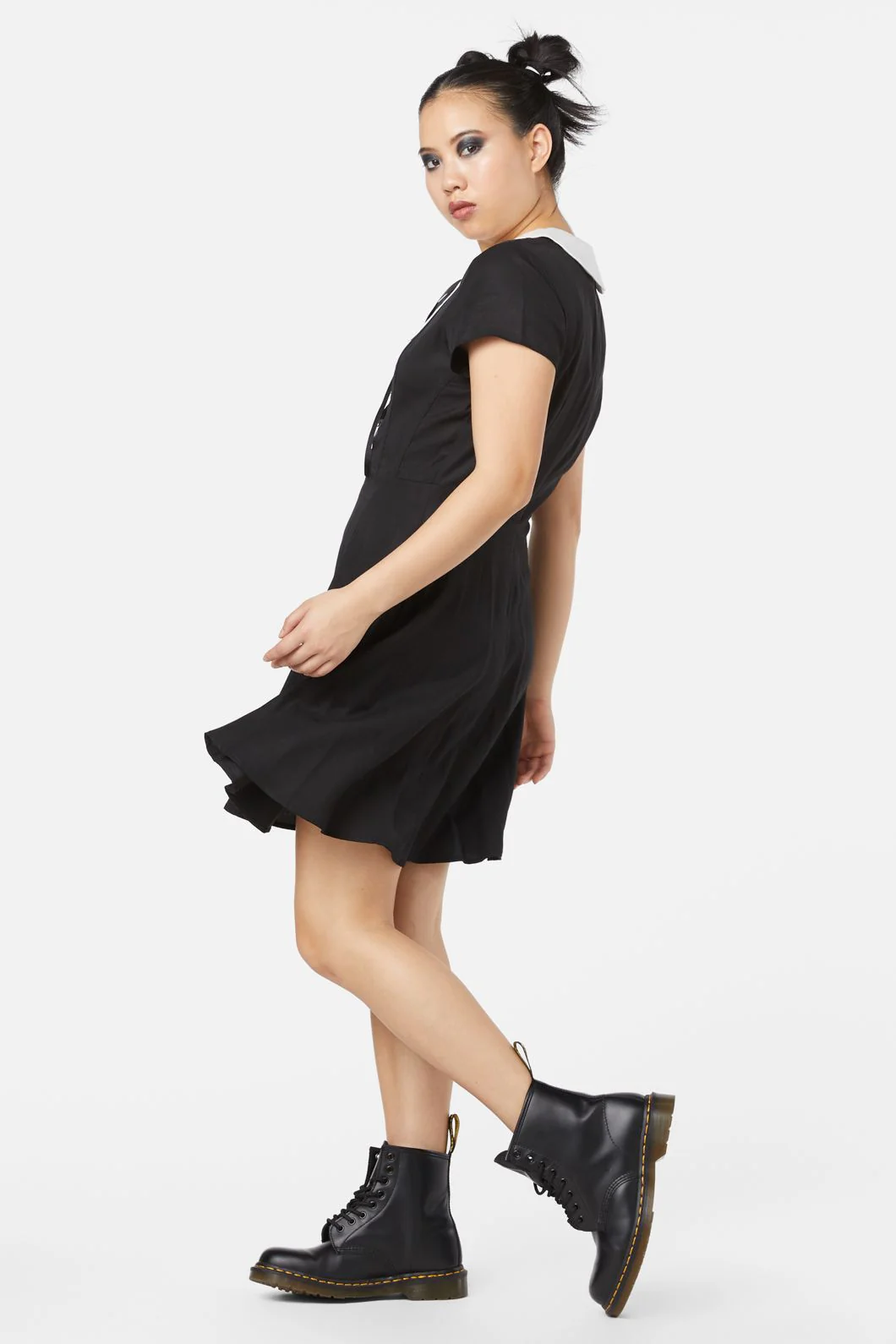 All Tied Up Gothic Dress - Image 4