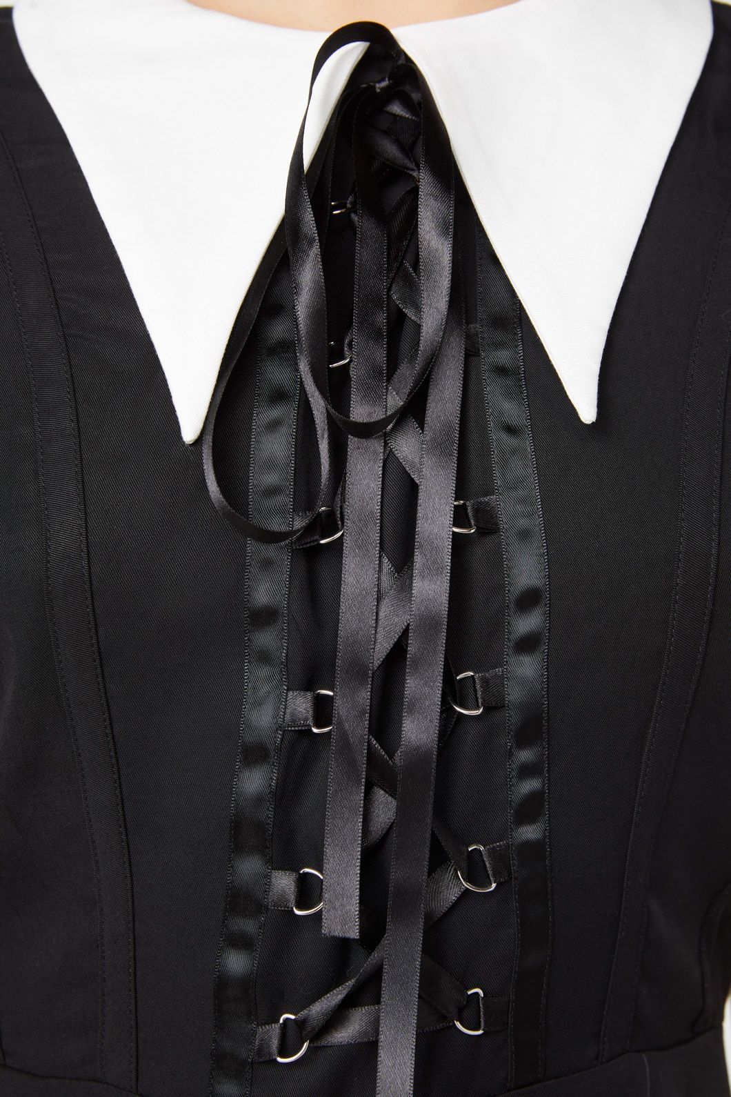 All Tied Up Gothic Dress - Image 6