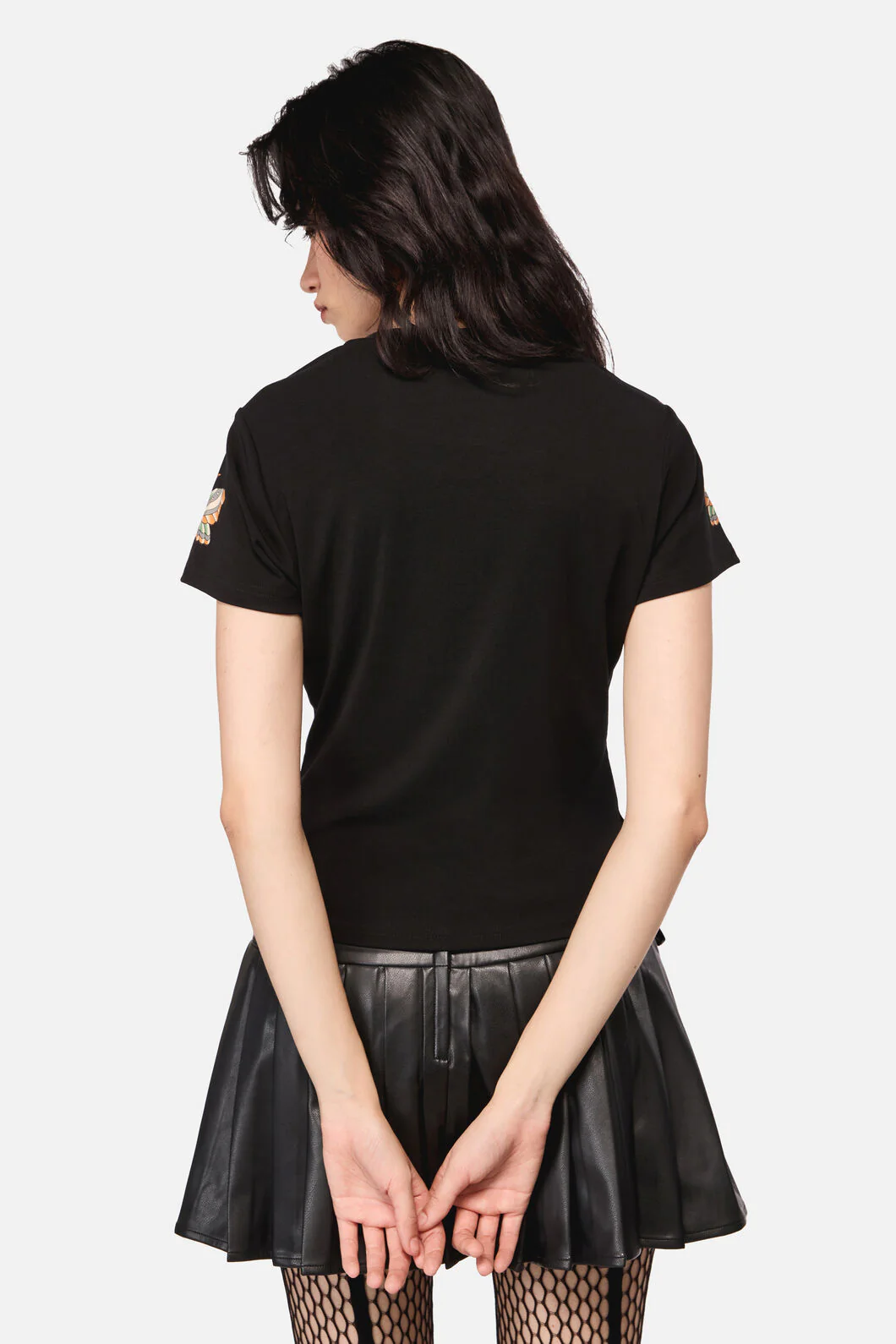 All Hallows Eve Tattoo Fitted Tee - Image 3