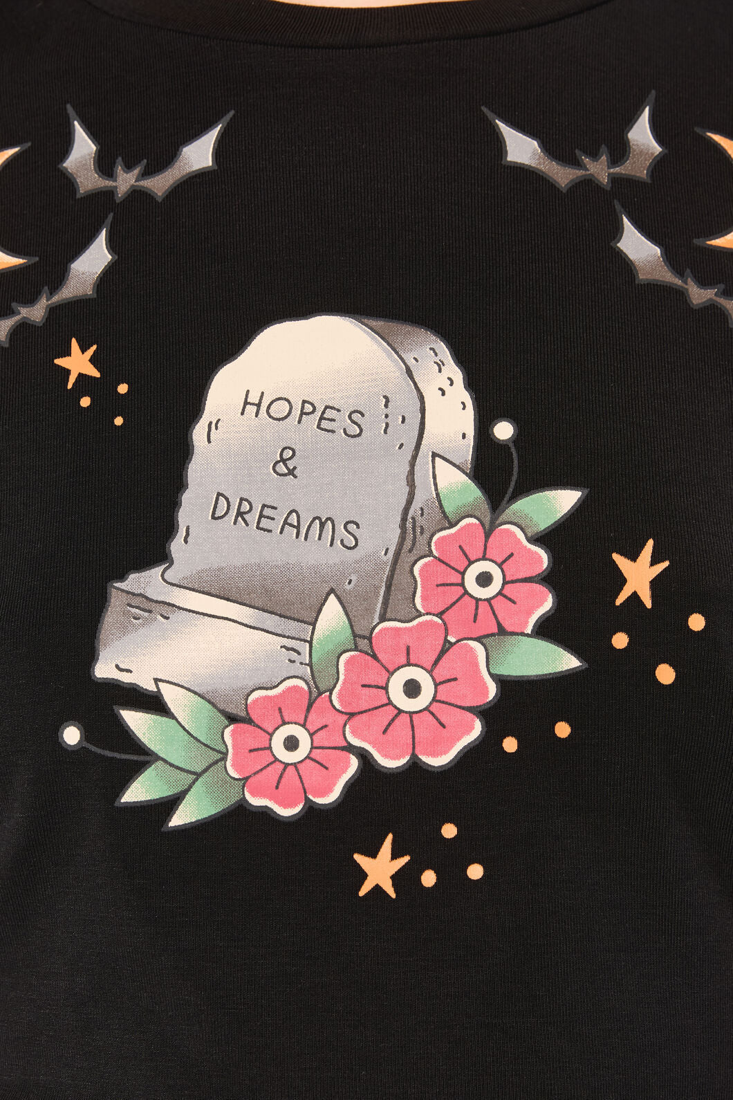 All Hallows Eve Tattoo Fitted Tee - Image 5