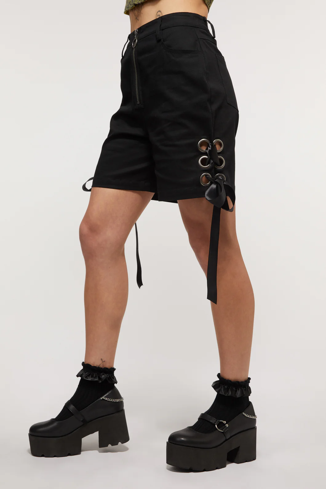 Allure Lacing Drill Shorts - Image 3