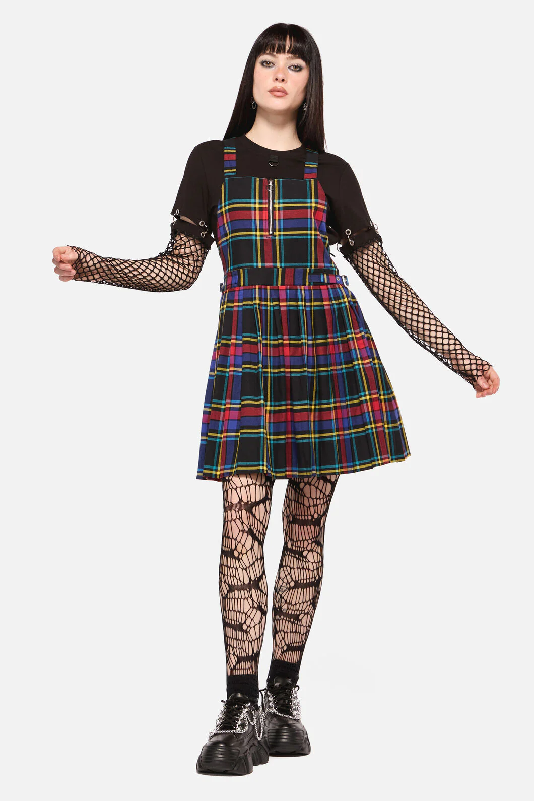 Anarchic Tartan Pinafore - Image 2