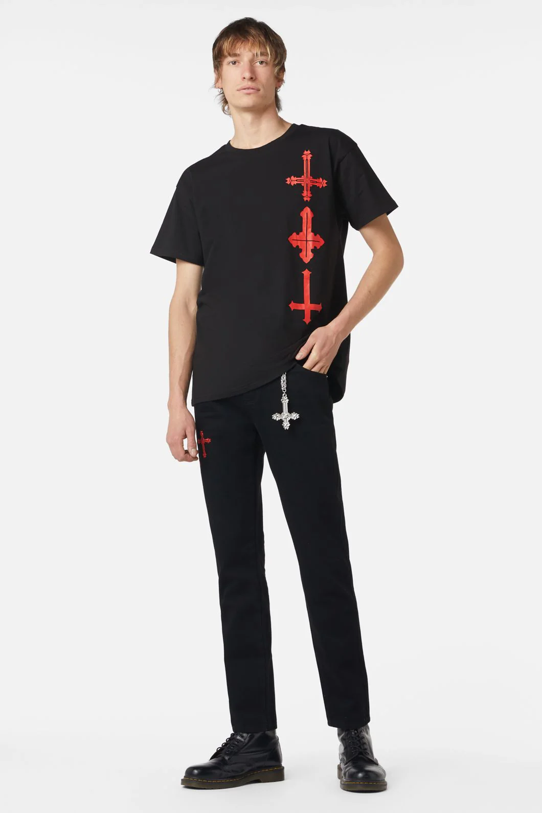 Angel Of Darkness Rule Print Tee - Image 2