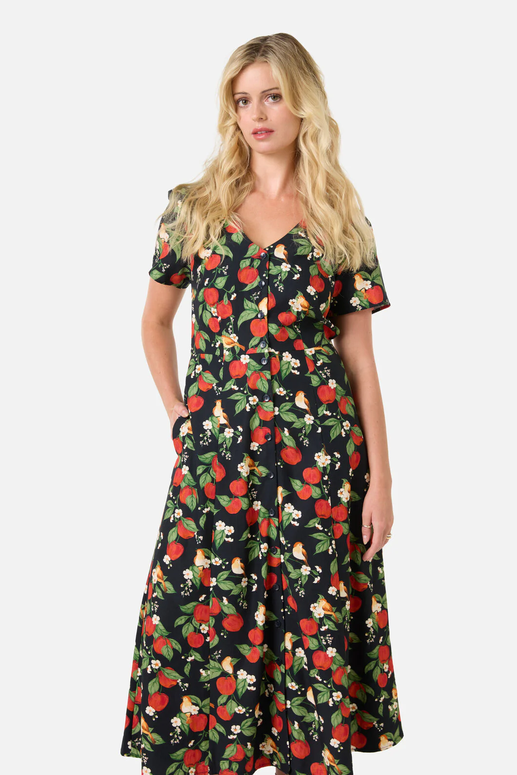 Apple Blossom Midi Dress - Image 6