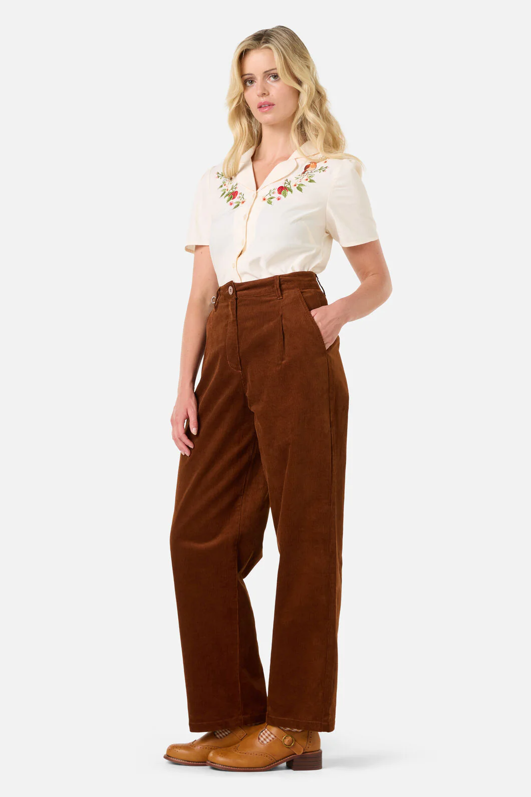 Apple & Robin Emb Blouse - Image 4