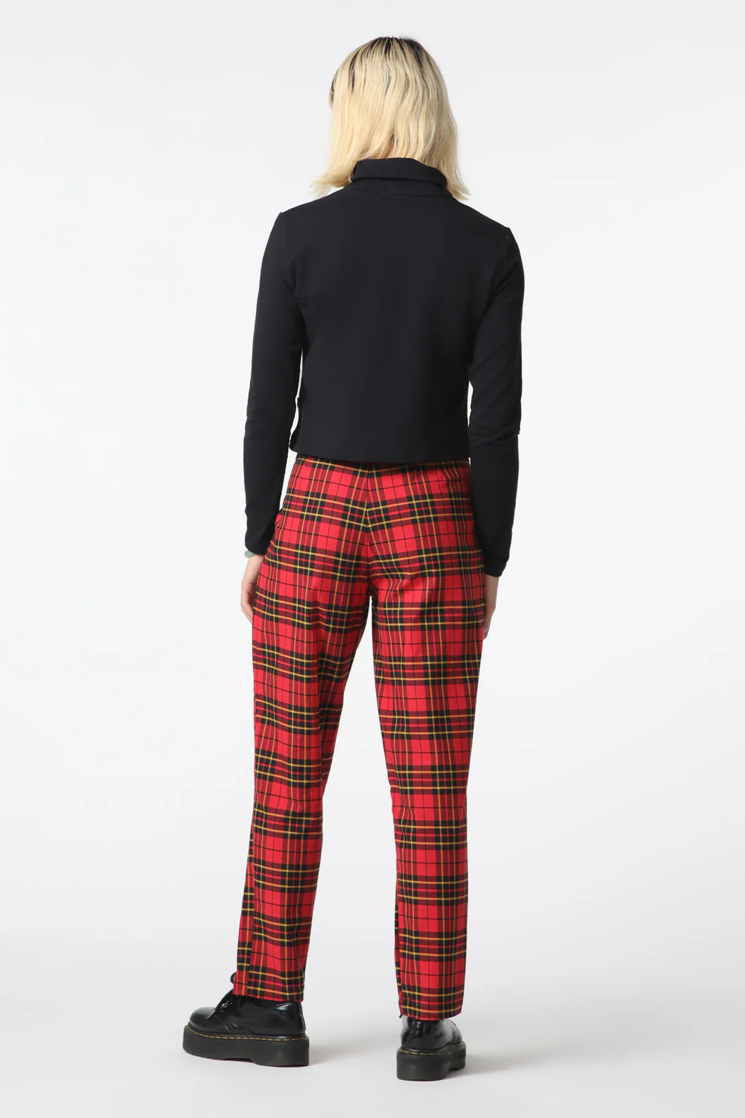 Arcana Tartan Pleated Pant - Image 10