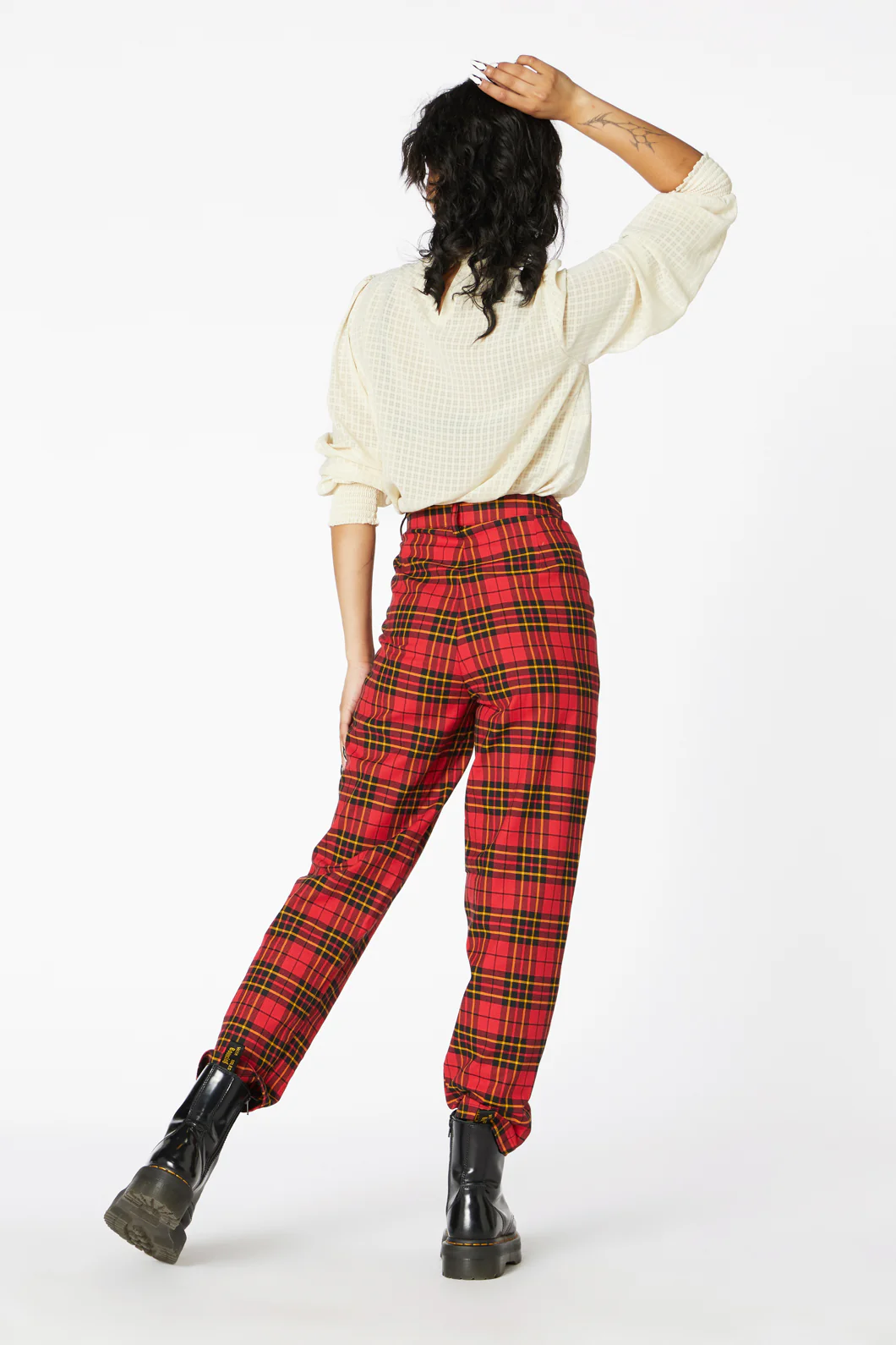 Arcana Tartan Pleated Pant - Image 19