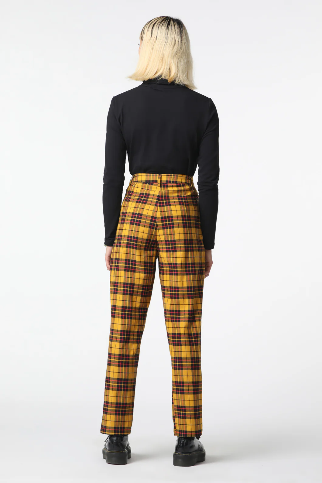 Arcana Tartan Pleated Pant - Image 4