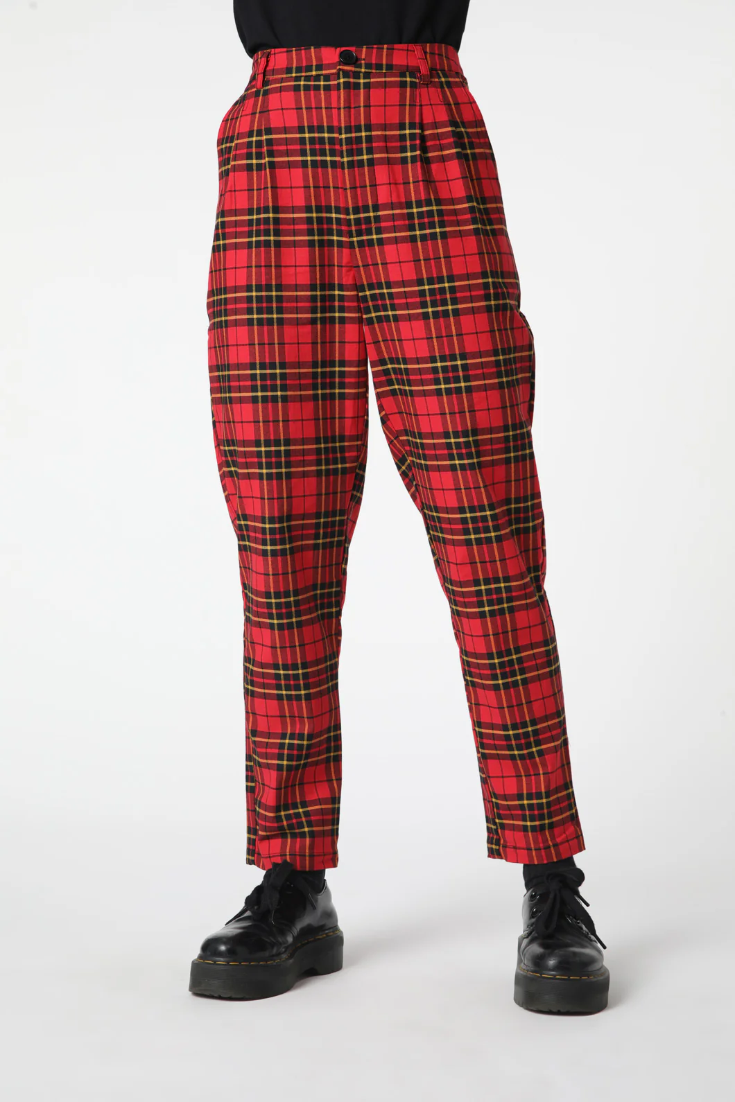 Arcana Tartan Pleated Pant - Image 7