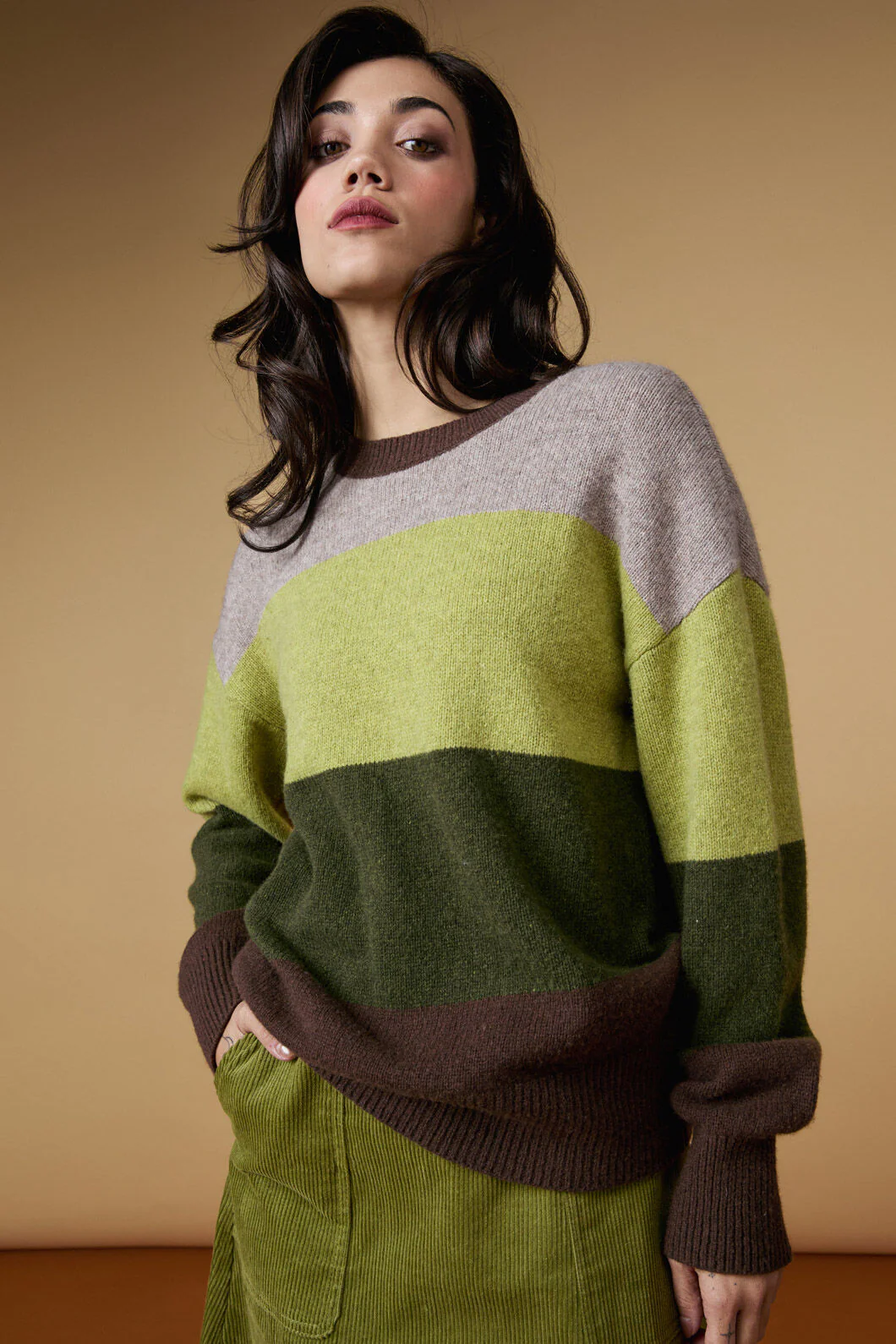 Arla Stripe Knit Jumper - Image 6
