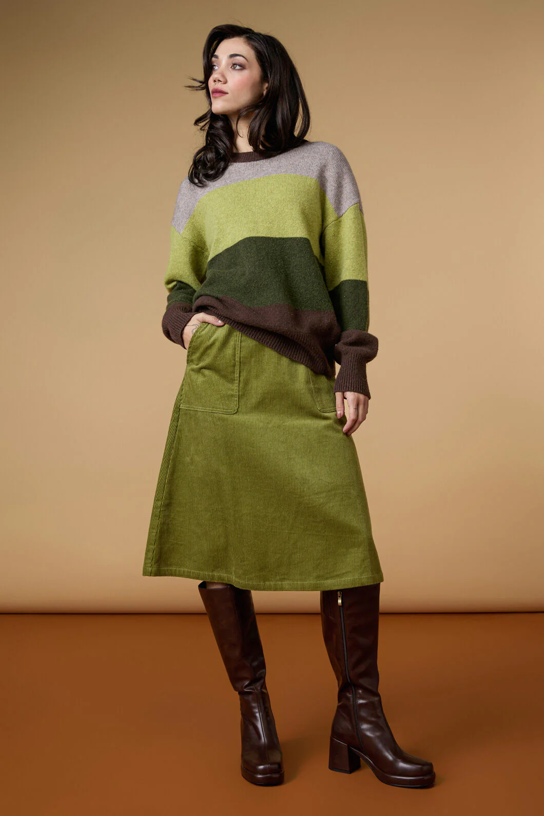 Arla Stripe Knit Jumper - Image 7