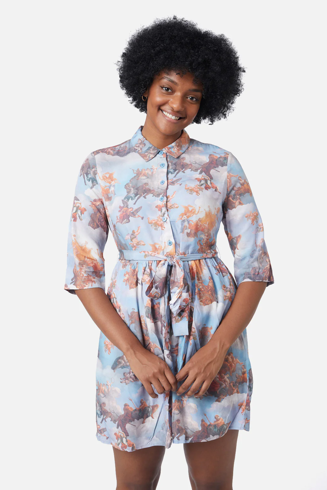 Art Mural Viscose Dress - Image 5
