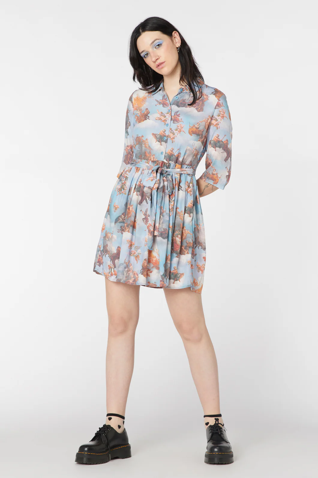 Art Mural Viscose Dress - Image 8