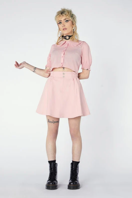 As If Drill Skater Skirt - Image 2