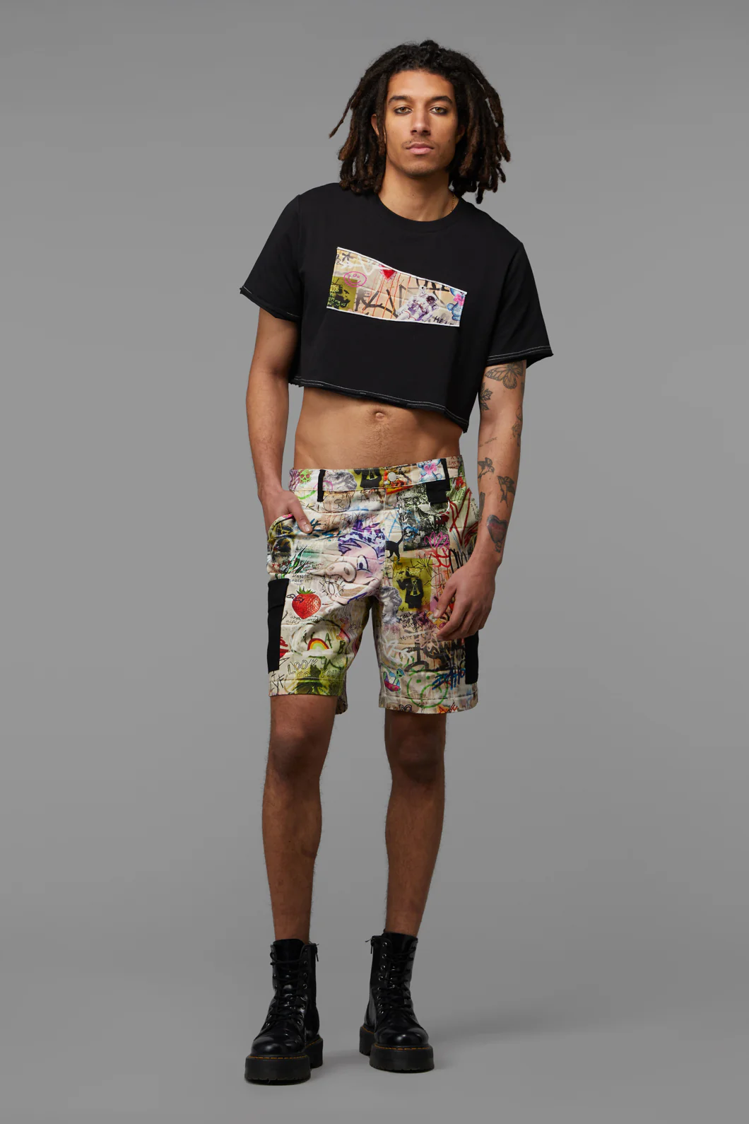 Back Alley Boxy Crop Tee - Image 3