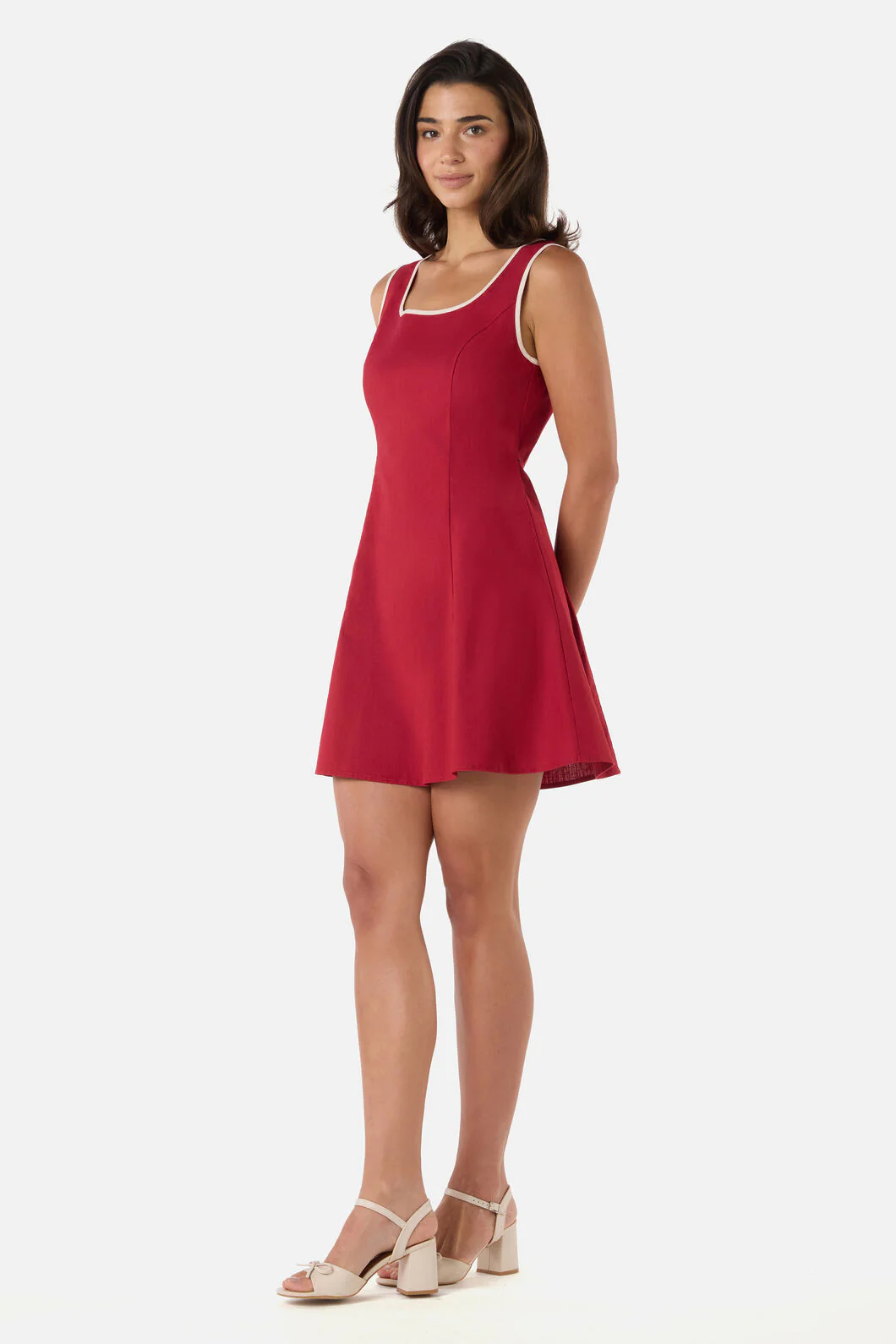 Bailey Contrast Mini Dress - Image 3