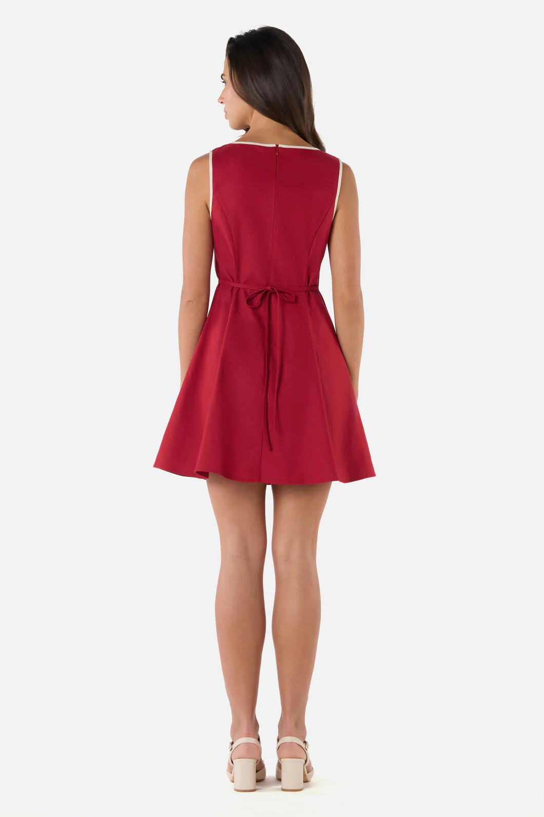 Bailey Contrast Mini Dress - Image 4