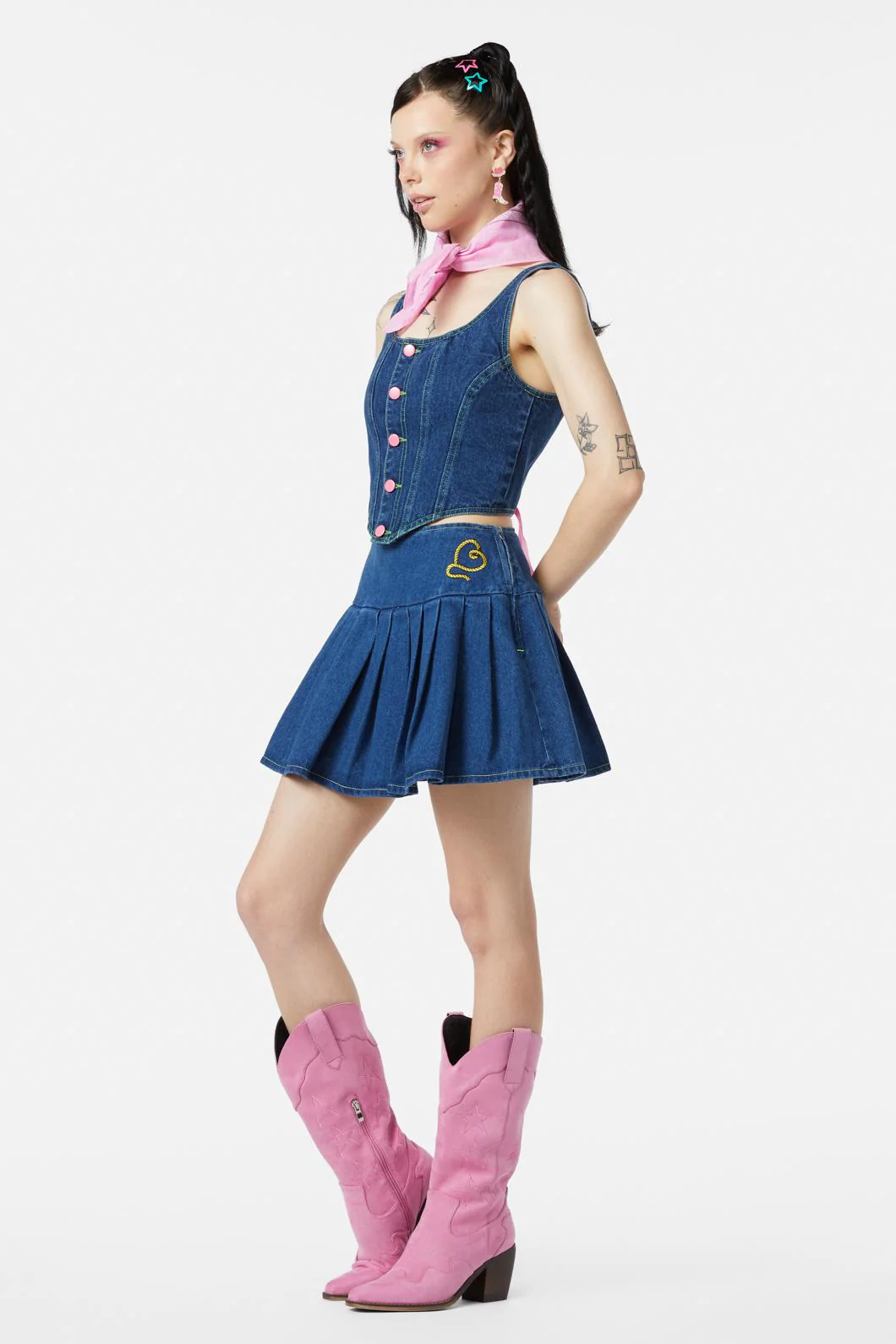Bandit Denim Corset - Image 3