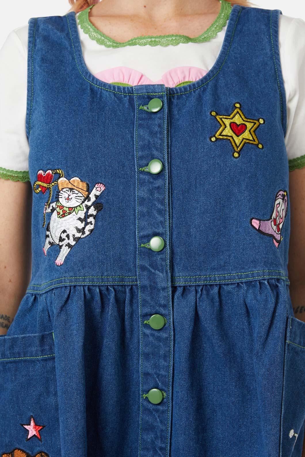 Bandit Denim Pinafore - Image 7