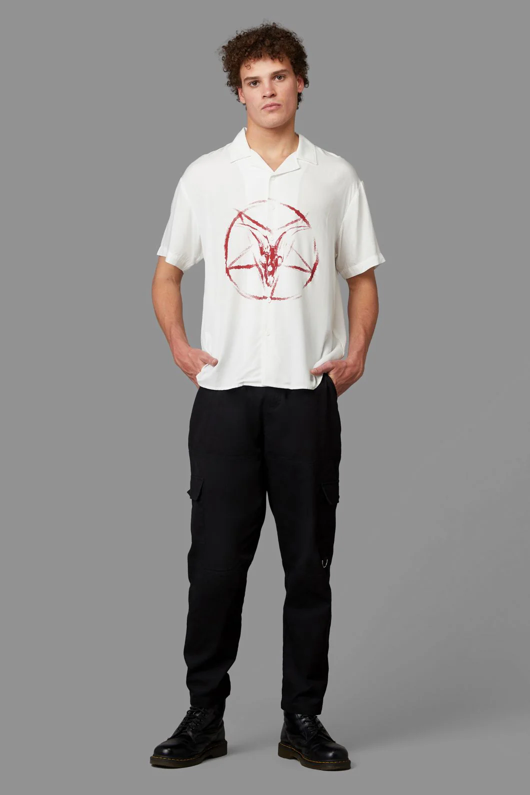 Baphomet Short Sleeve Shirt - Image 2