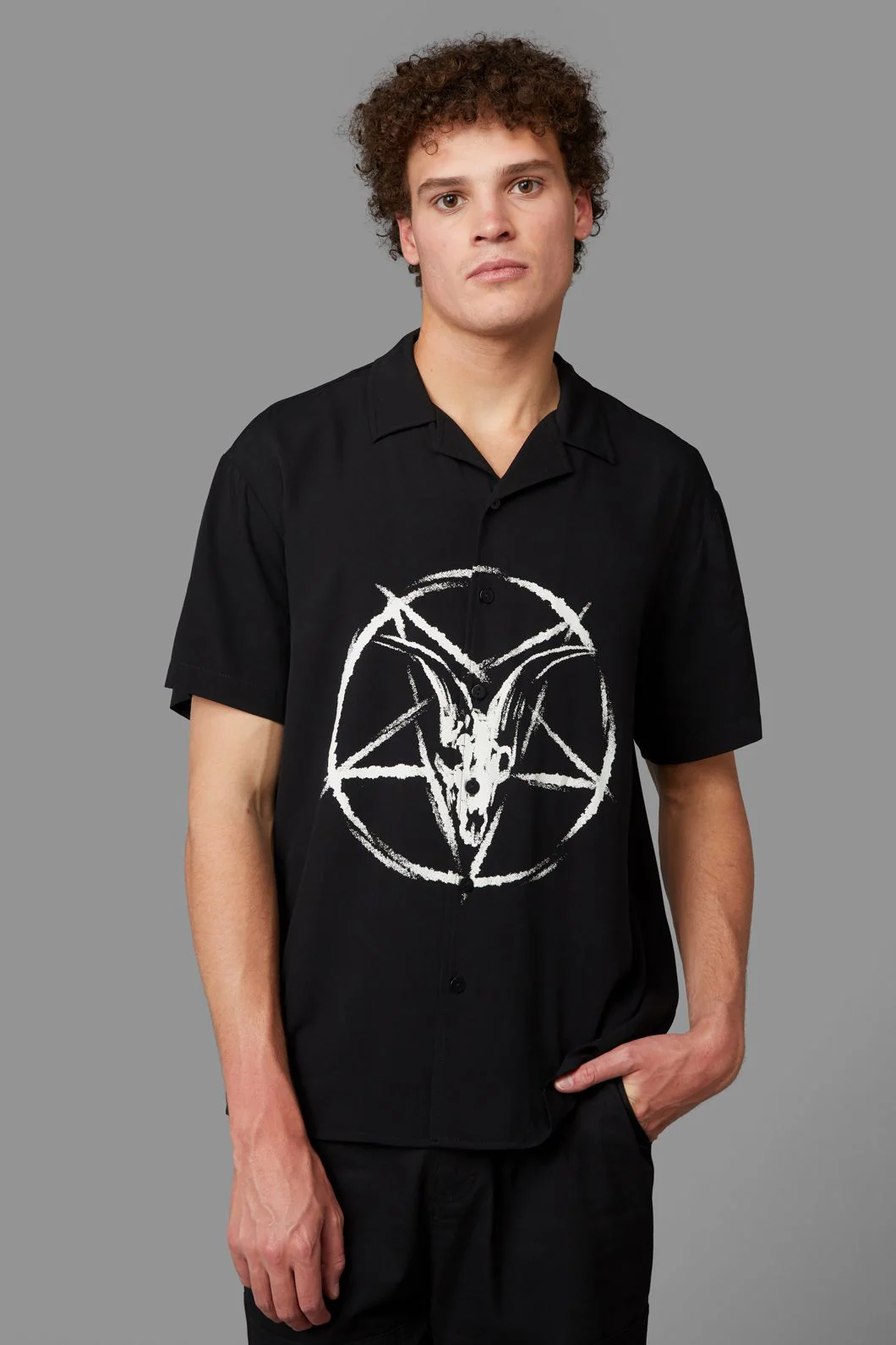 Baphomet Short Sleeve Shirt - Image 6