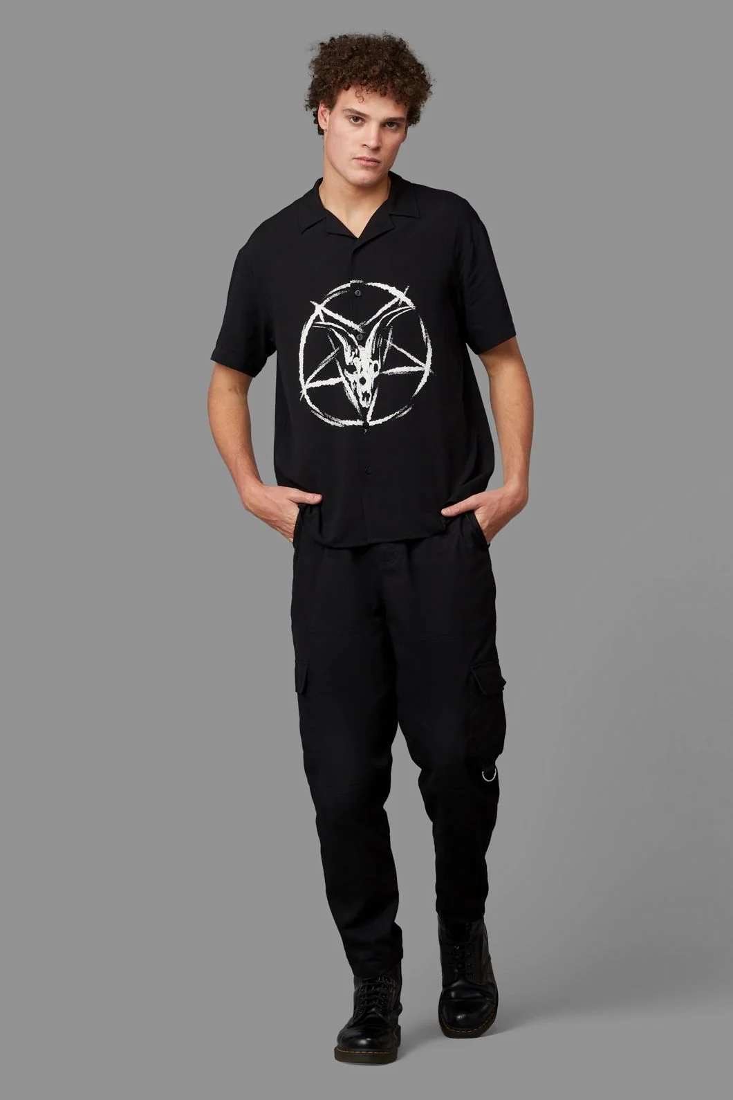 Baphomet Short Sleeve Shirt - Image 7