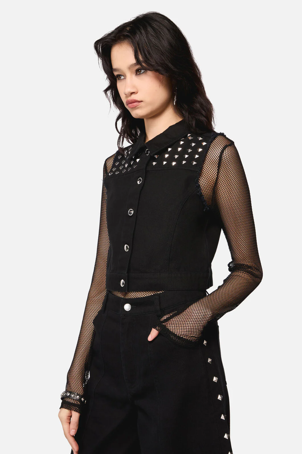 Barb Stud Trim Vest - Image 3