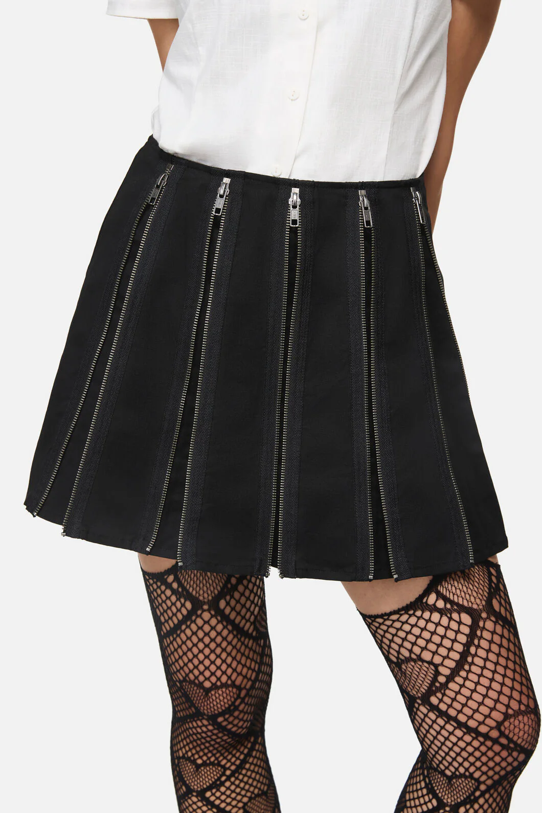 Barbaric Goth Zip Skort - Image 8