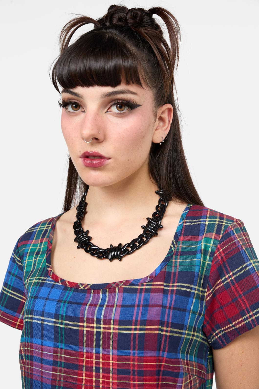 Barbed Chunky Choker Necklace