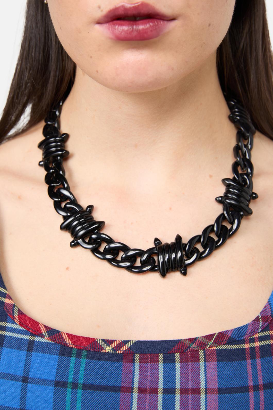Barbed Chunky Choker Necklace - Image 2