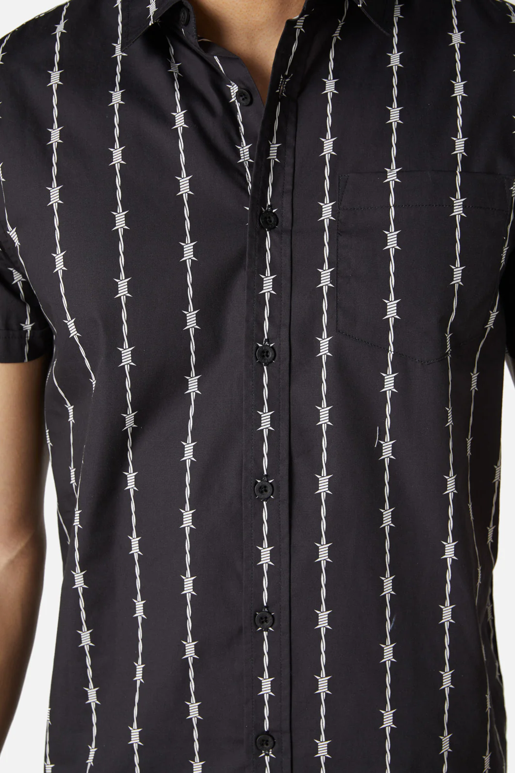 Barbed Wire Short Sleeve Shirt - Image 6