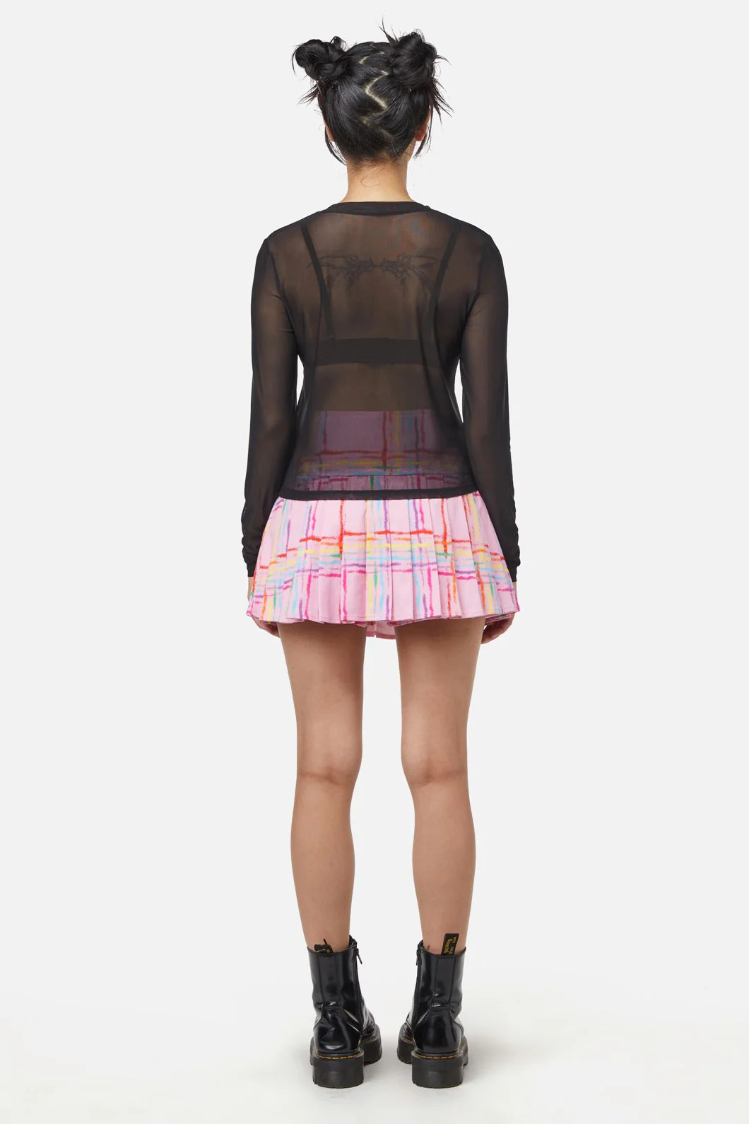 Basic Mesh Long Sleeve Top - Image 9
