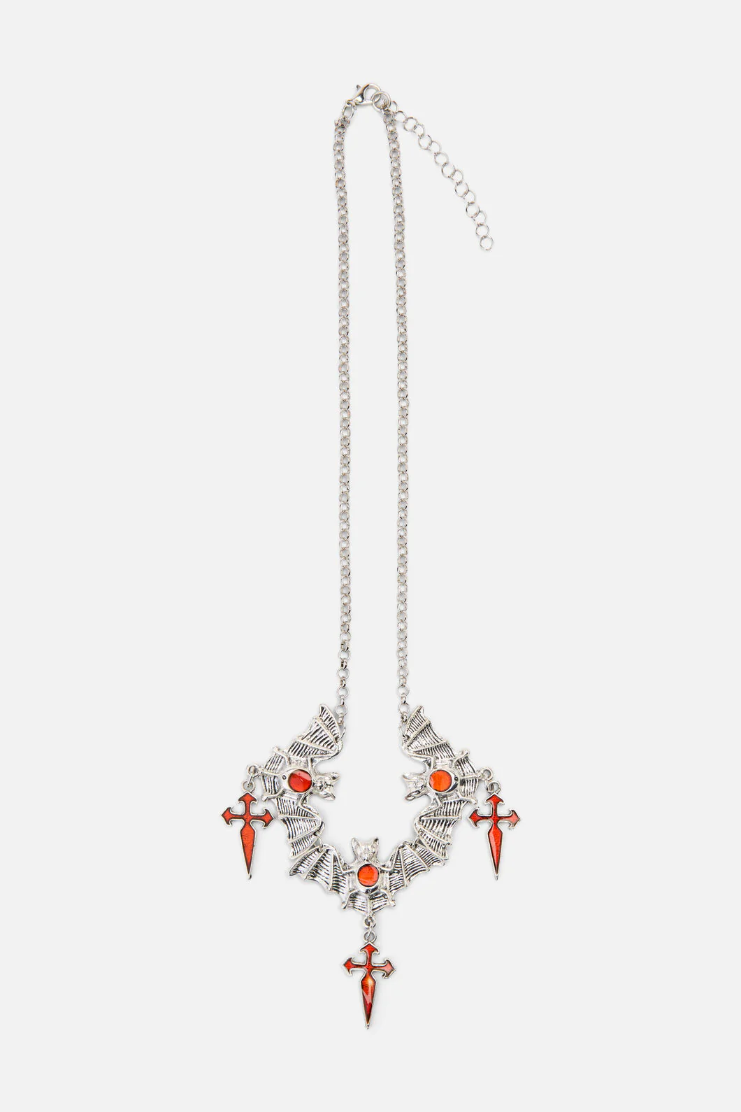 Bat Cross Necklace - Image 3
