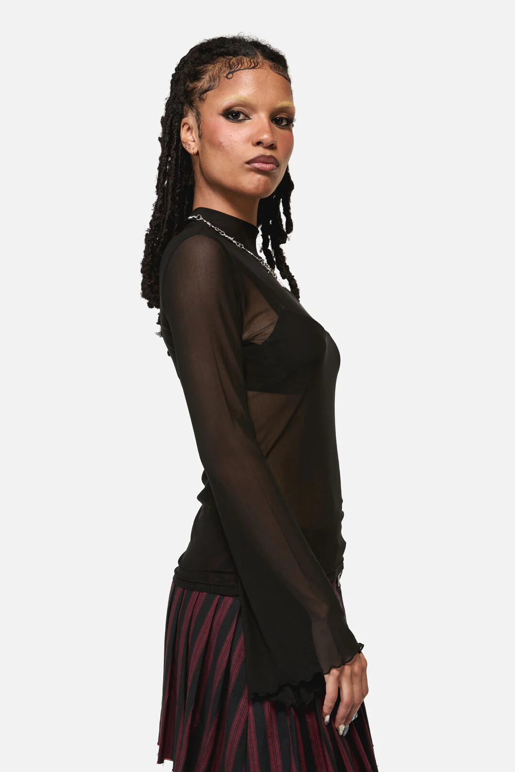 Batz Goth Mesh Top - Image 7