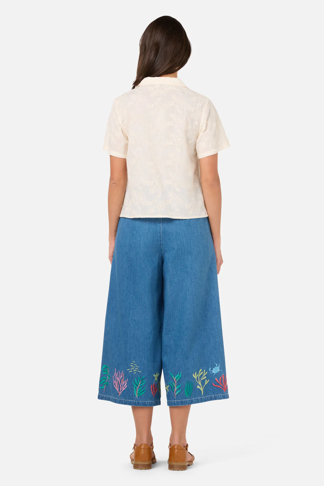 Bianca Broderie Floral Shirt - Image 4
