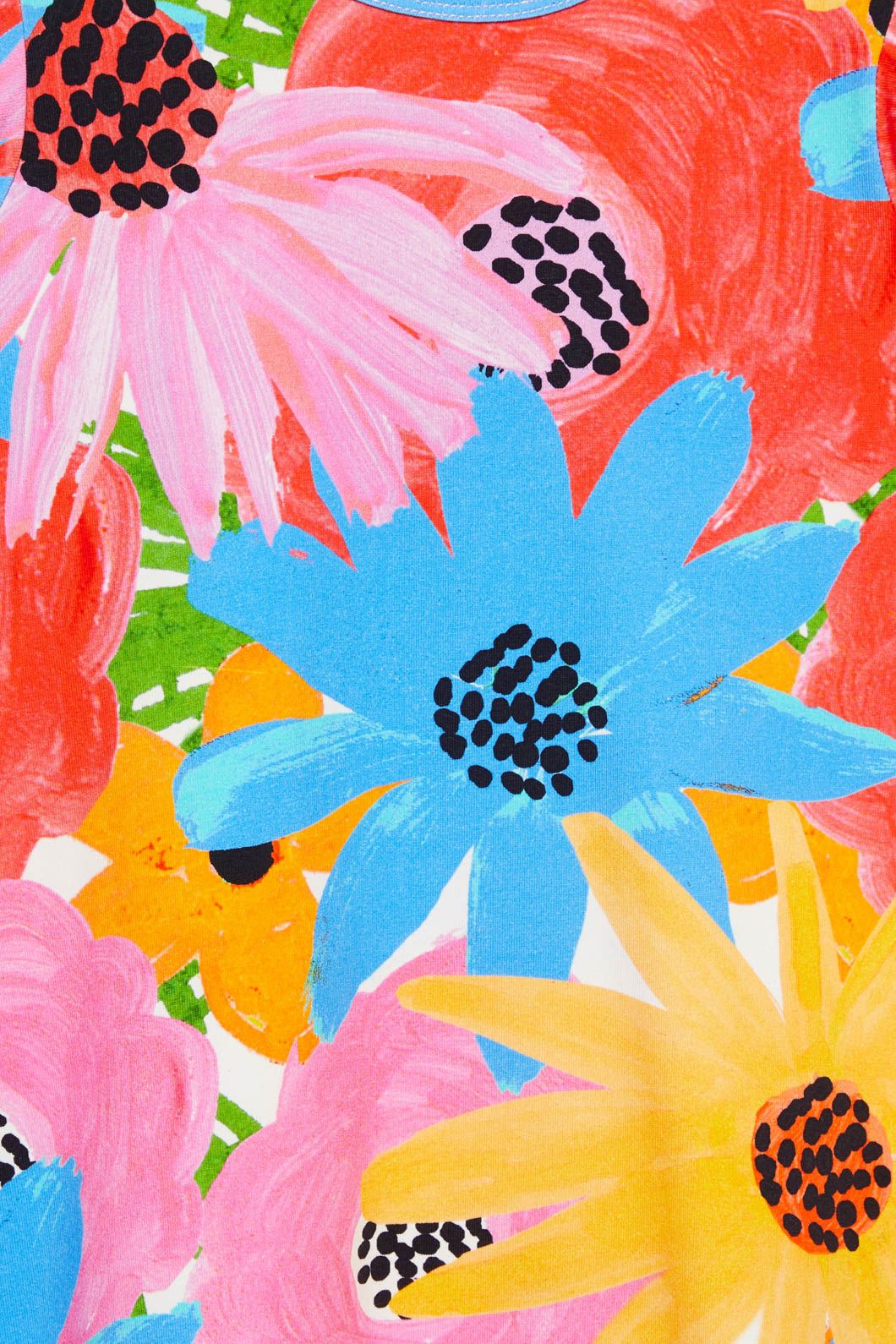 Big Floral Kids Dress - Image 2
