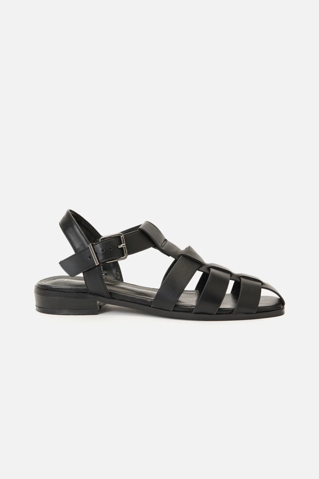 Black Closed Toe Sandals - Image 3