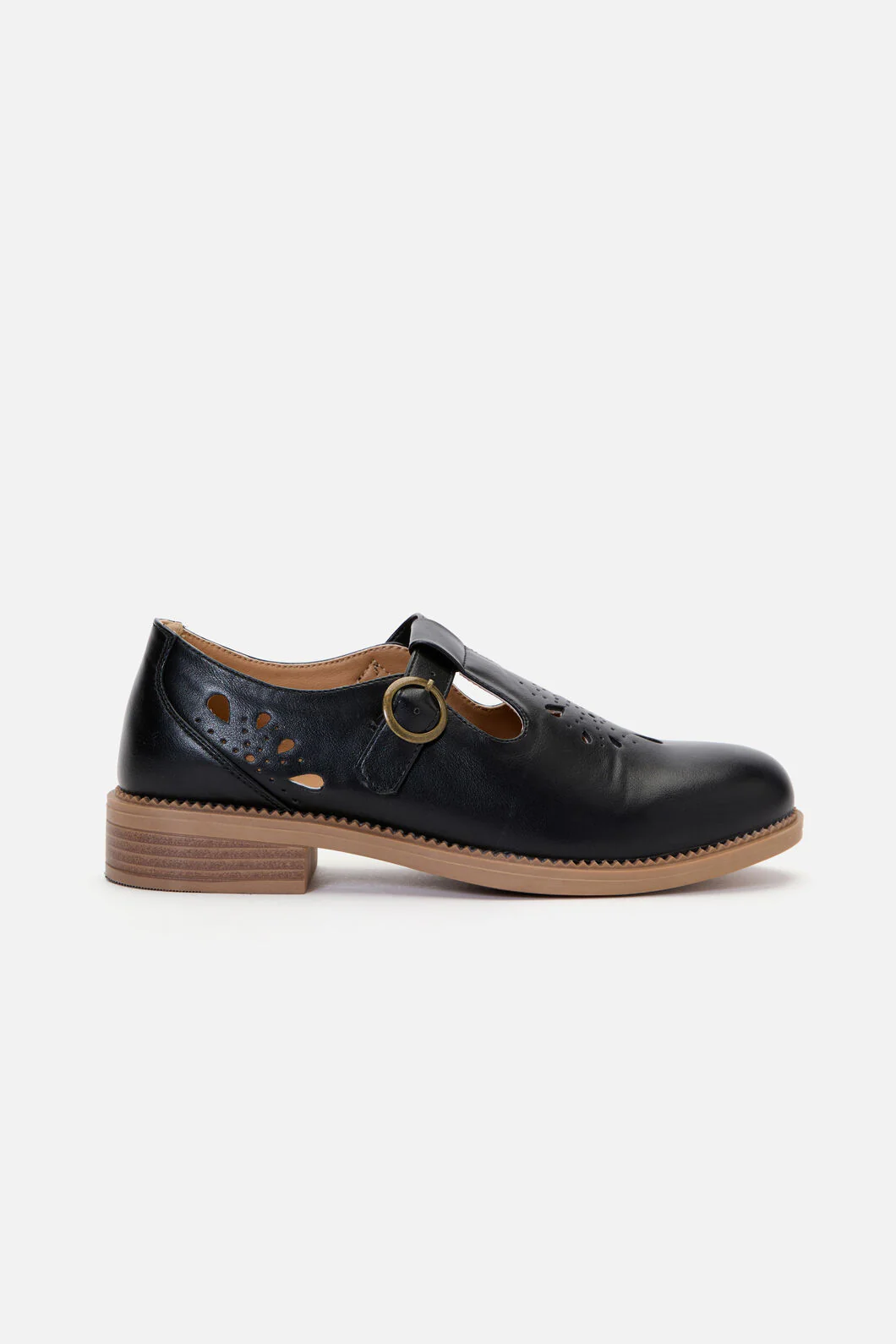Black Cut Out Shoe - Image 2