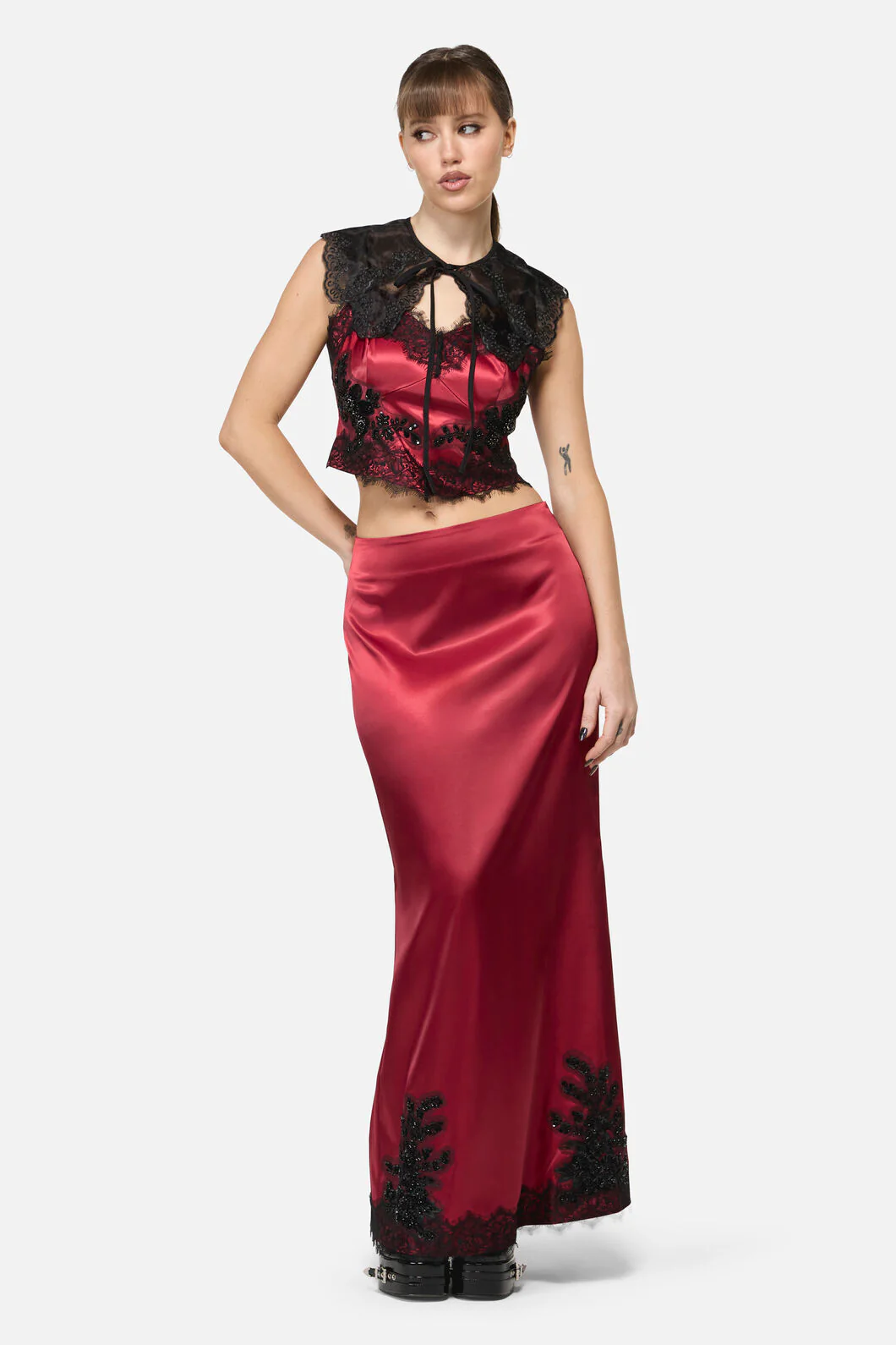 Black Lace Collar - Image 5