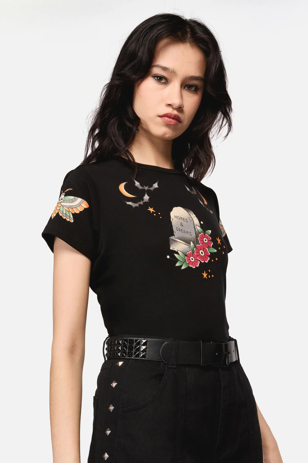 Black Pyramid Stud Belt - Image 3