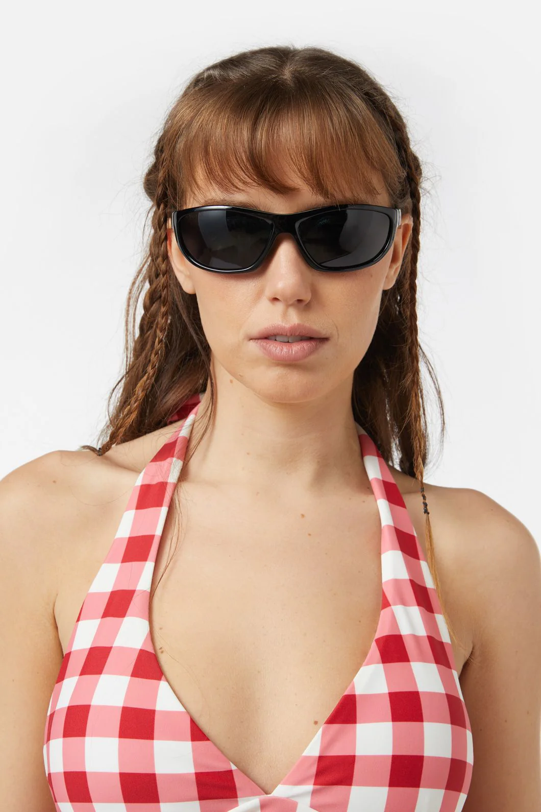 Black Retro Rave Sunglasses - Image 3
