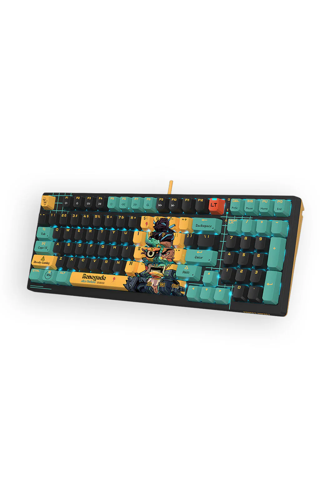 Bloody AT98 Renegade 98 Keys Optical Switch Adjustable Actuation Mechanical Keyboard - Image 3